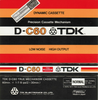 Compact Cassette TDK D 60 Type I Normal 1977 Japan