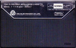 Compact Cassette TDK D 60 Type I Normal 1977 Japan