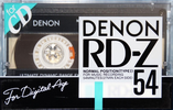 Compact Cassette Denon RD-Z 54 "RD-Z54N" Type I Normal 1988 Japan