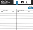 Compact Cassette Denon RD-Z 54 "RD-Z54N" Type I Normal 1988 Japan