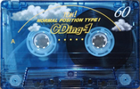 Compact Cassette TDK CDing 1 60 "CD1-60K" Type I Normal 1997 Japan