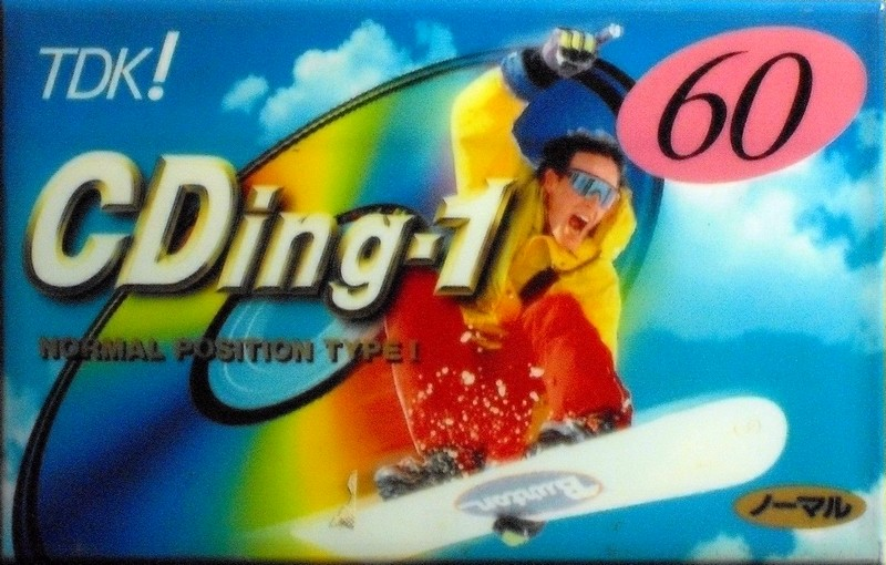 Compact Cassette TDK CDing 1 60 "CD1-60K" Type I Normal 1997 Japan