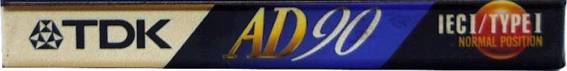 Compact Cassette TDK AD 90 "AD-90EA" Type I Normal 1995 Europe