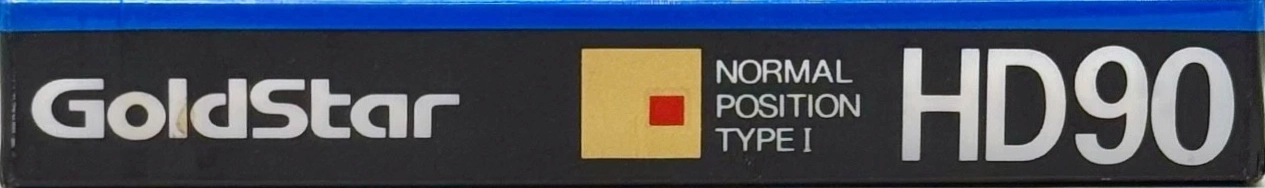 Compact Cassette Goldstar HD 90 Type I Normal 1990 USA
