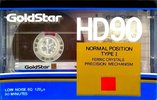 Compact Cassette Goldstar HD 90 Type I Normal 1990 USA