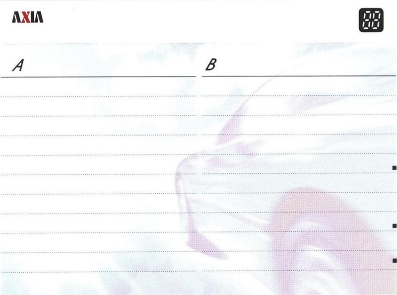 Compact Cassette AXIA PS-II / PS-2 30 "PS2L 30" Type II Chrome 2000 Japan