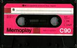 Compact Cassette Memoplay 90 Type I Normal Yugoslavia
