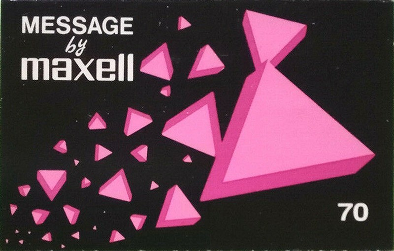 Compact Cassette Maxell Message 70 Type I Normal Europe