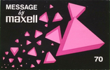 Compact Cassette Maxell Message 70 Type I Normal Europe