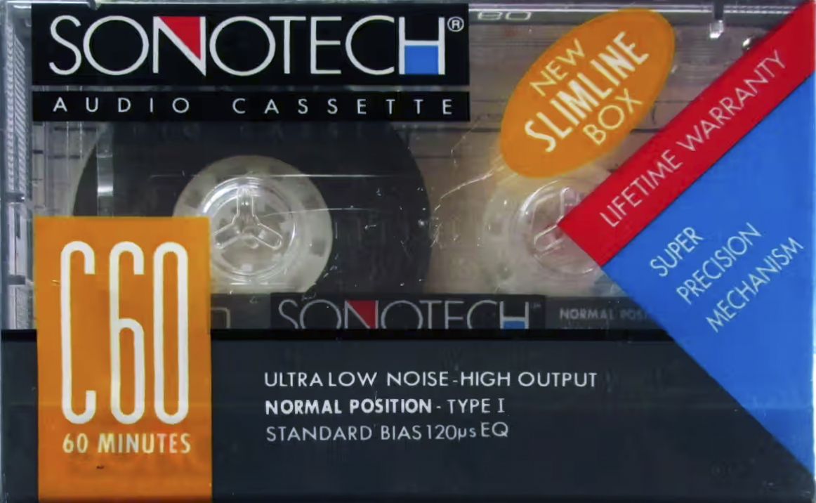 Compact Cassette Sonotech 60 Type I Normal Southern Africa