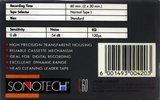 Compact Cassette Sonotech 60 Type I Normal Southern Africa
