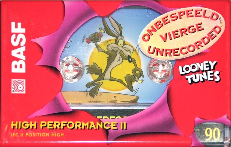 Compact Cassette BASF High Performance II 90 "Looney Tunes Edition I" Type II Chrome 1995 Europe