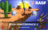 Compact Cassette BASF High Performance II 90 "Looney Tunes Edition I" Type II Chrome 1995 Europe