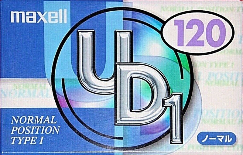 Compact Cassette Maxell UDI / UD1 120 "UD1-120N" Type I Normal 2000 Japan