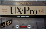 Compact Cassette Sony UX-Pro 60 Type II Chrome 1992 Europe