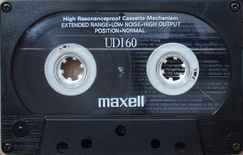 Compact Cassette Maxell UDI / UD1 60 Type I Normal 1988 Japan
