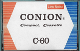 Compact Cassette Conion 60 Type I Normal 1986 USA