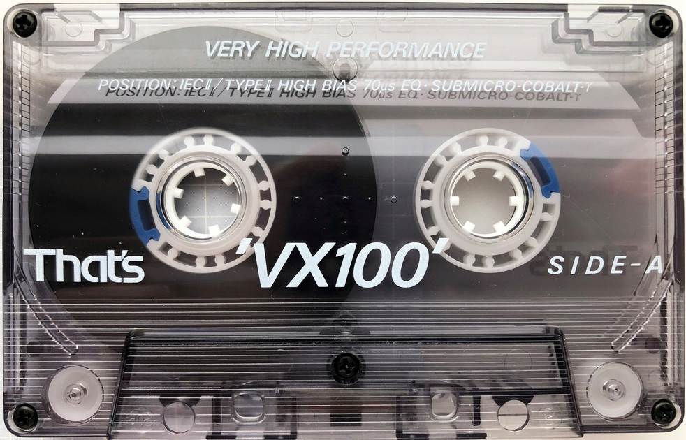 Compact Cassette Thats VX 100 Type II Chrome 1990 Europe