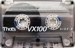 Compact Cassette Thats VX 100 Type II Chrome 1990 Europe