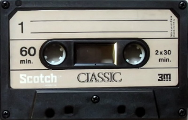 Compact Cassette Scotch Classic 60 Type III Ferro Chrome 1975 Europe
