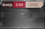 Compact Cassette Scotch Classic 60 Type III Ferro Chrome 1975 Europe