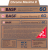 Compact Cassette BASF Chrome Maxima II 60 Type II Chrome 1989 Europe