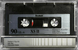Compact Cassette Scotch XS II 90 Type II Chrome 1987 Worldwide