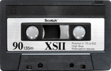 Compact Cassette Scotch XS II 90 Type II Chrome 1987 Worldwide