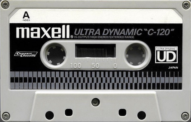 Compact Cassette Maxell UD 120 Type I Normal 1970 Worldwide