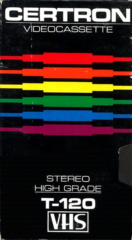VHS, Video Home System Certron 120 Type I Normal USA