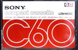 Compact Cassette Sony 60 Type I Normal 1973 Japan