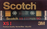 Compact Cassette Scotch XS I 90 Type I Normal 1982 Worldwide