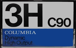 Compact Cassette Columbia 3H 90 Type I Normal 1976 Japan