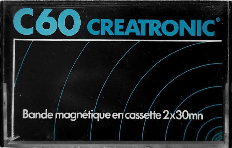 Compact Cassette Creatronic 60 Type I Normal 1978 Hong Kong