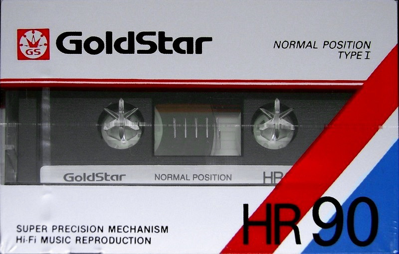 Compact Cassette Goldstar HR 90 Type I Normal 1986 USA