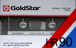 Compact Cassette Goldstar HR 90 Type I Normal 1986 USA