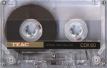 Compact Cassette Teac CDX 60 Type I Normal 1989 Europe