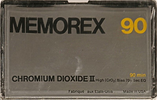Compact Cassette Memorex 90 Type II Chrome 1978 USA