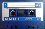 Compact Cassette Memorex 90 Type II Chrome 1978 USA