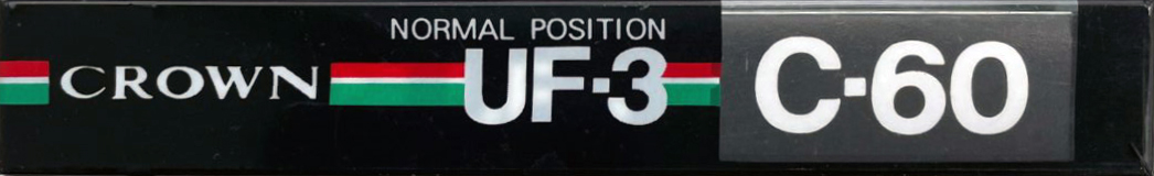 Compact Cassette Crown / Crown Radio Corporation UF-3 60 Type I Normal Europe
