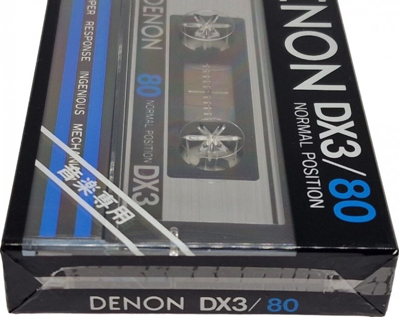Compact Cassette Denon DX3 80 Type I Normal 1981 Japan