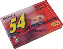 Compact Cassette Sony CDix II 54 "C-54CDX2G" Type II Chrome 1999 Japan