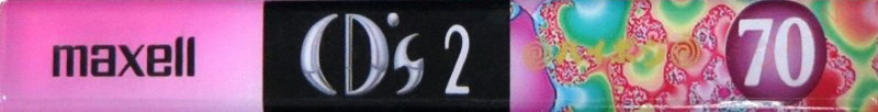 Compact Cassette Maxell CD`s II / CD`s 2 70 "CDS2-70L" Type II Chrome 1997 Japan