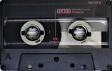 Compact Cassette Sony UX 100 Type II Chrome 1988 USA