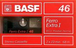 Compact Cassette BASF Ferro Extra I 46 Type I Normal 1988 Europe