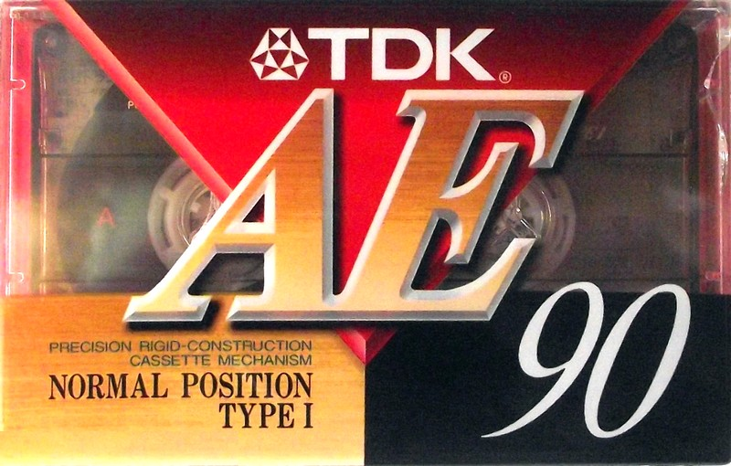 Compact Cassette TDK AE 90 "AE-90A" Type I Normal 1995 Japan