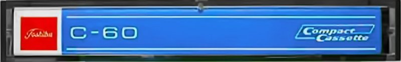 Compact Cassette Toshiba 60 Type I Normal 1969 Japan