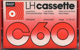 Compact Cassette BASF LH 60 Type I Normal 1976 Greece