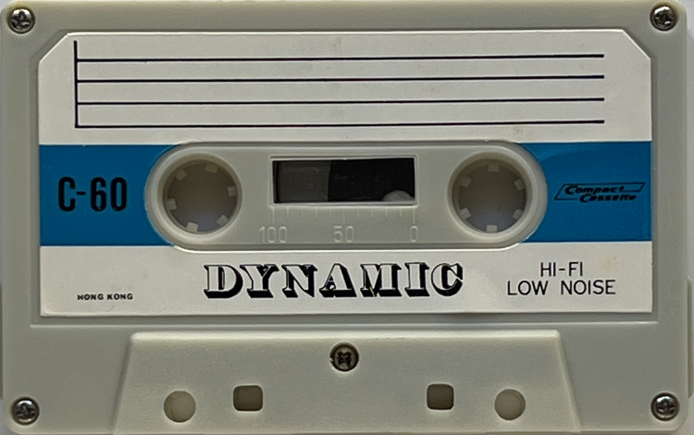 Compact Cassette Dynamic 60 Type I Normal Hong Kong