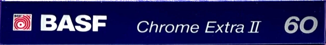 Compact Cassette BASF Chrome Extra II 60 Type II Chrome 1990 North America